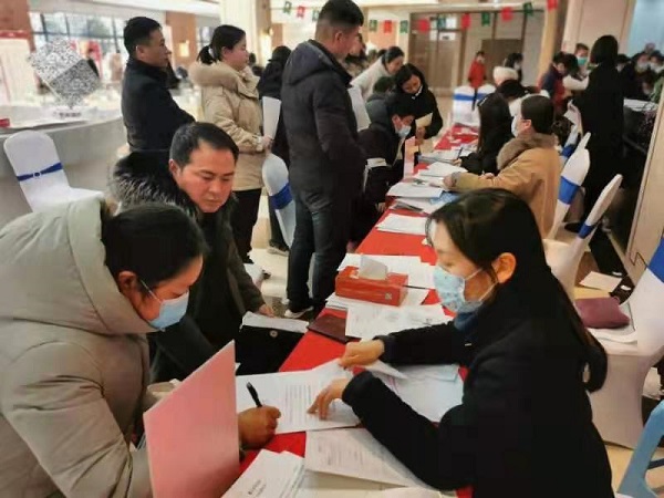 定远项目六号地徽盐·曲阳名邸如期交房